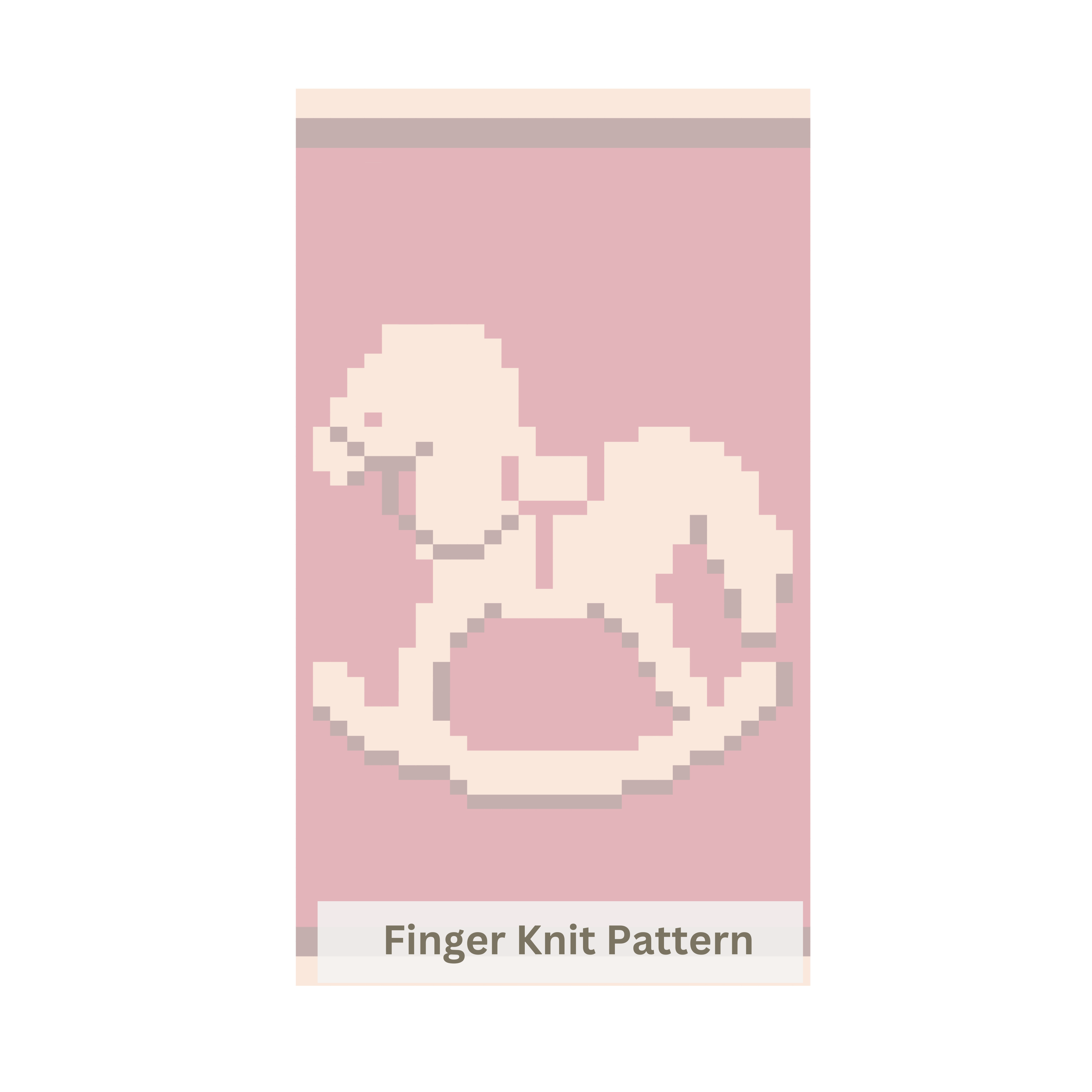 Rocking Horse Chunky Knit Blanket Pattern | Finger Knitting Graph ...