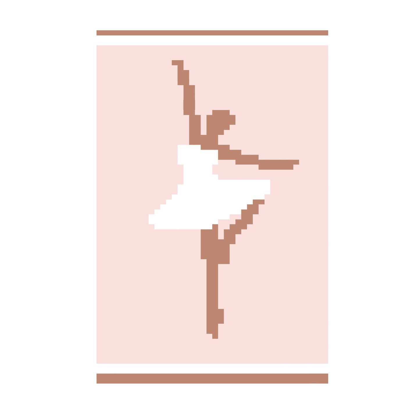 Ballerina Chunky Knit Blanket Pattern – Ballet Dancer Finger Knitting Graph