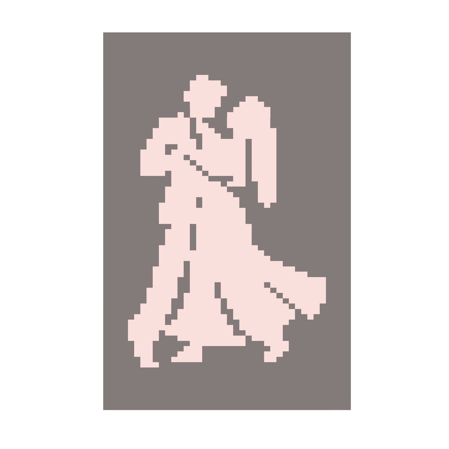 Ballroom Dance Couple Chunky Knit Blanket Pattern – Dancing Pair Graph