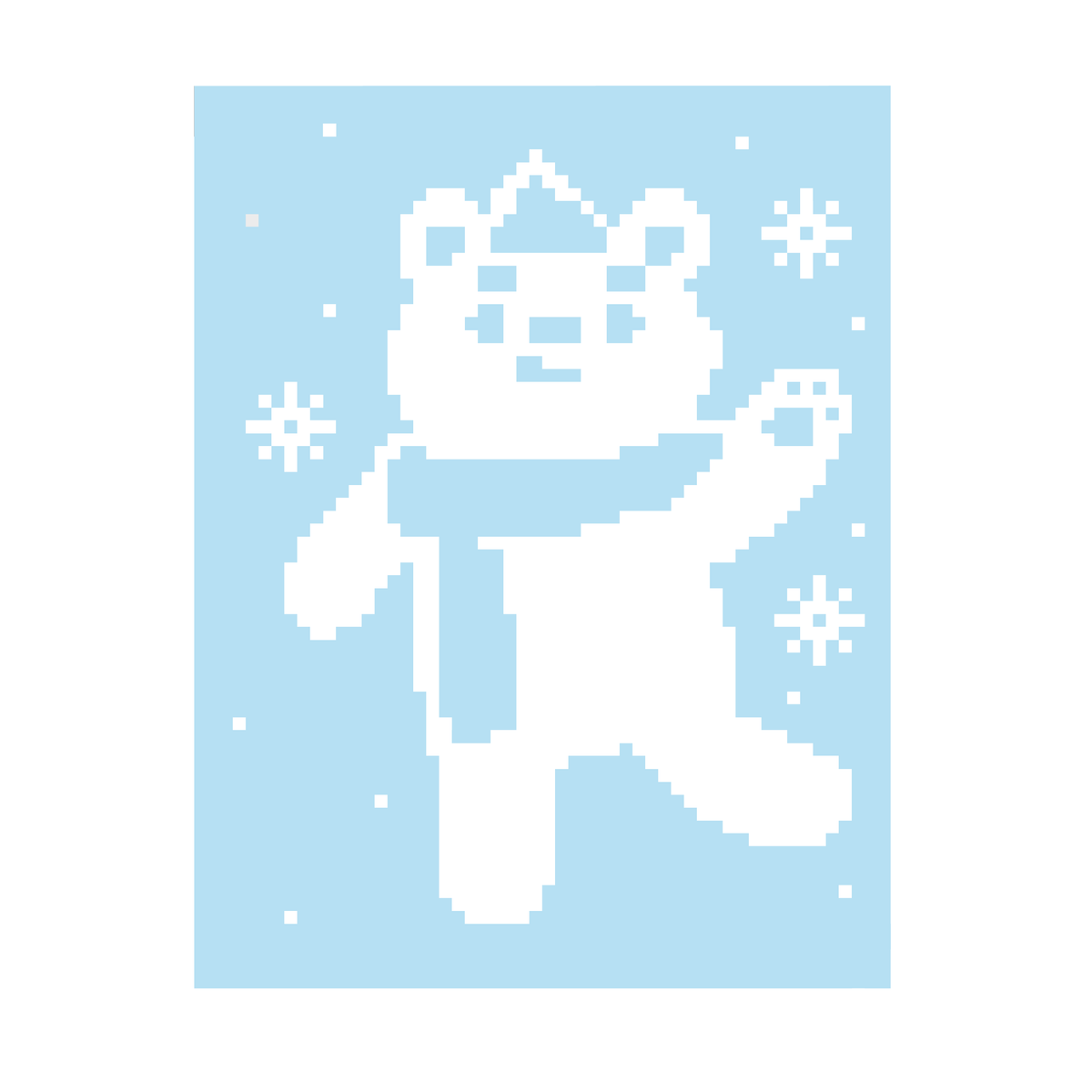 Bear Winter Chunky Knit Blanket Pattern. Finger Knitting DIY Tutorial (PDF)