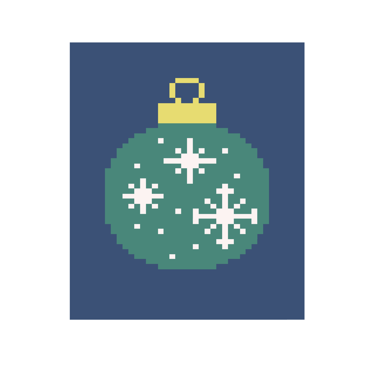 Christmas Ornament Chunky Knit Blanket Pattern. Finger Knitting DIY Tutorial (PDF)