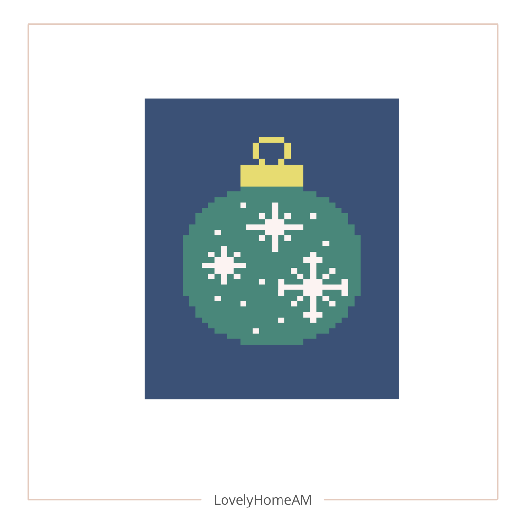 Christmas Ornament Chunky Knit Blanket Pattern. Finger Knitting DIY Tutorial (PDF)