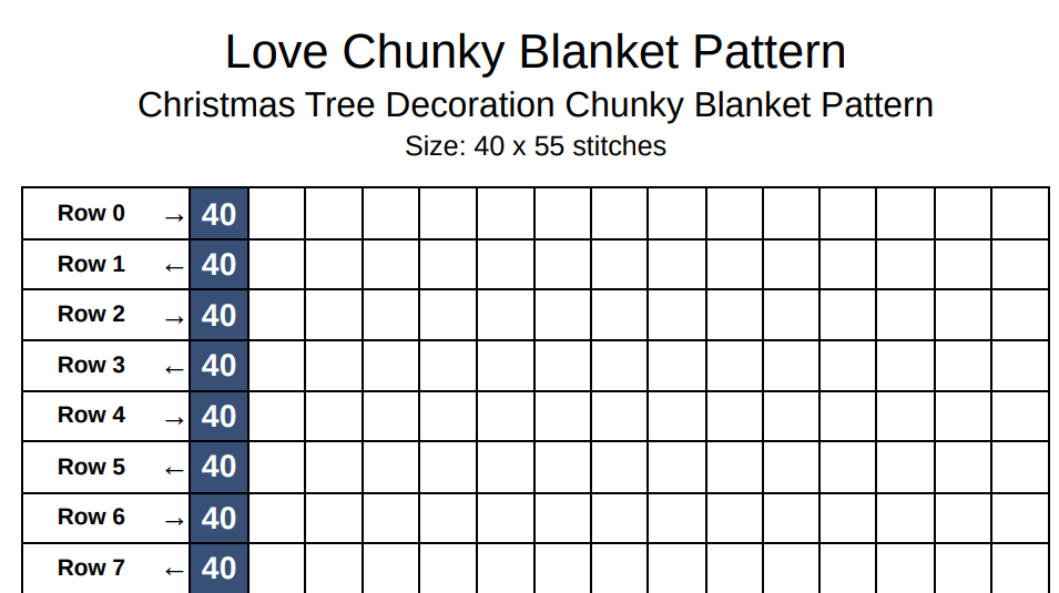Christmas Ornament Chunky Knit Blanket Pattern. Finger Knitting DIY Tutorial (PDF)