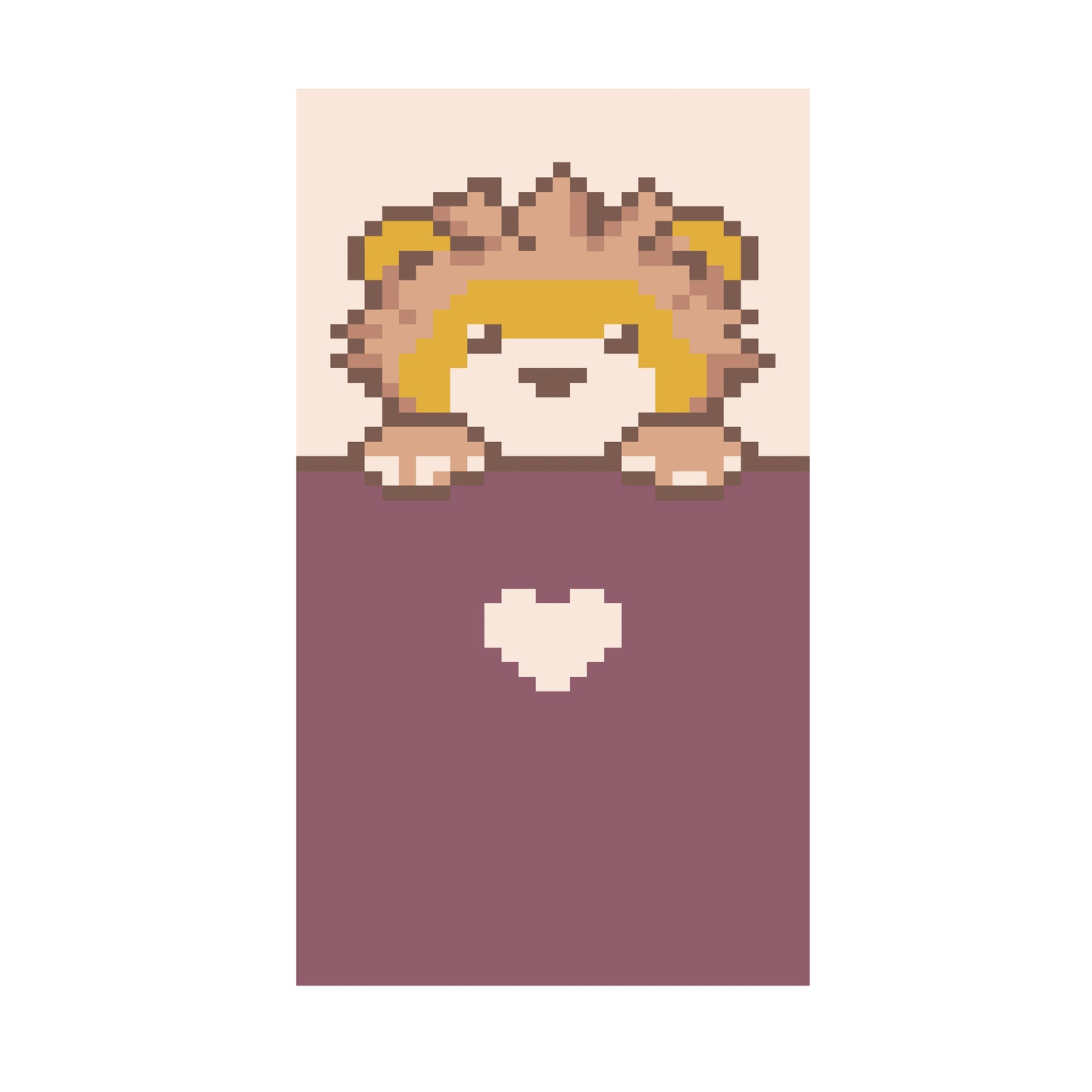 Cute Lion Chunky Knit Blanket Pattern – Baby Lion Graph Pattern for Chunky Yarn – Finger Knitting Blanket Pattern