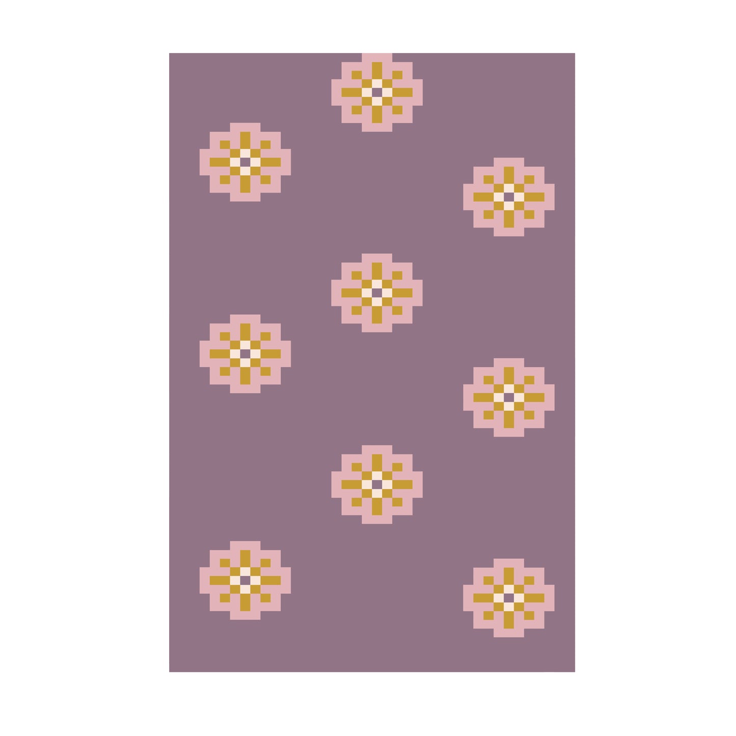 Daisy Flower Chunky Knit Blanket Pattern – Floral Graph Design