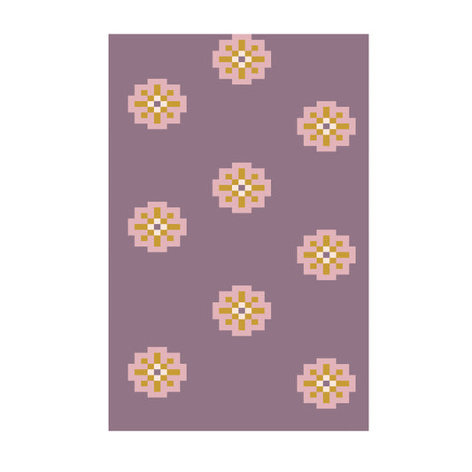 Daisy Flower Chunky Knit Blanket Pattern – Floral Graph Design
