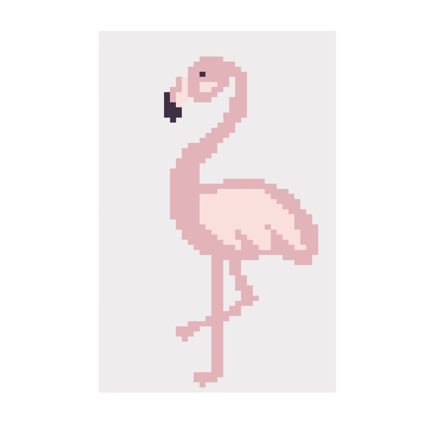 Flamingo Chunky Knit Blanket Pattern – Tropical Flamingo Finger Knitting Graph