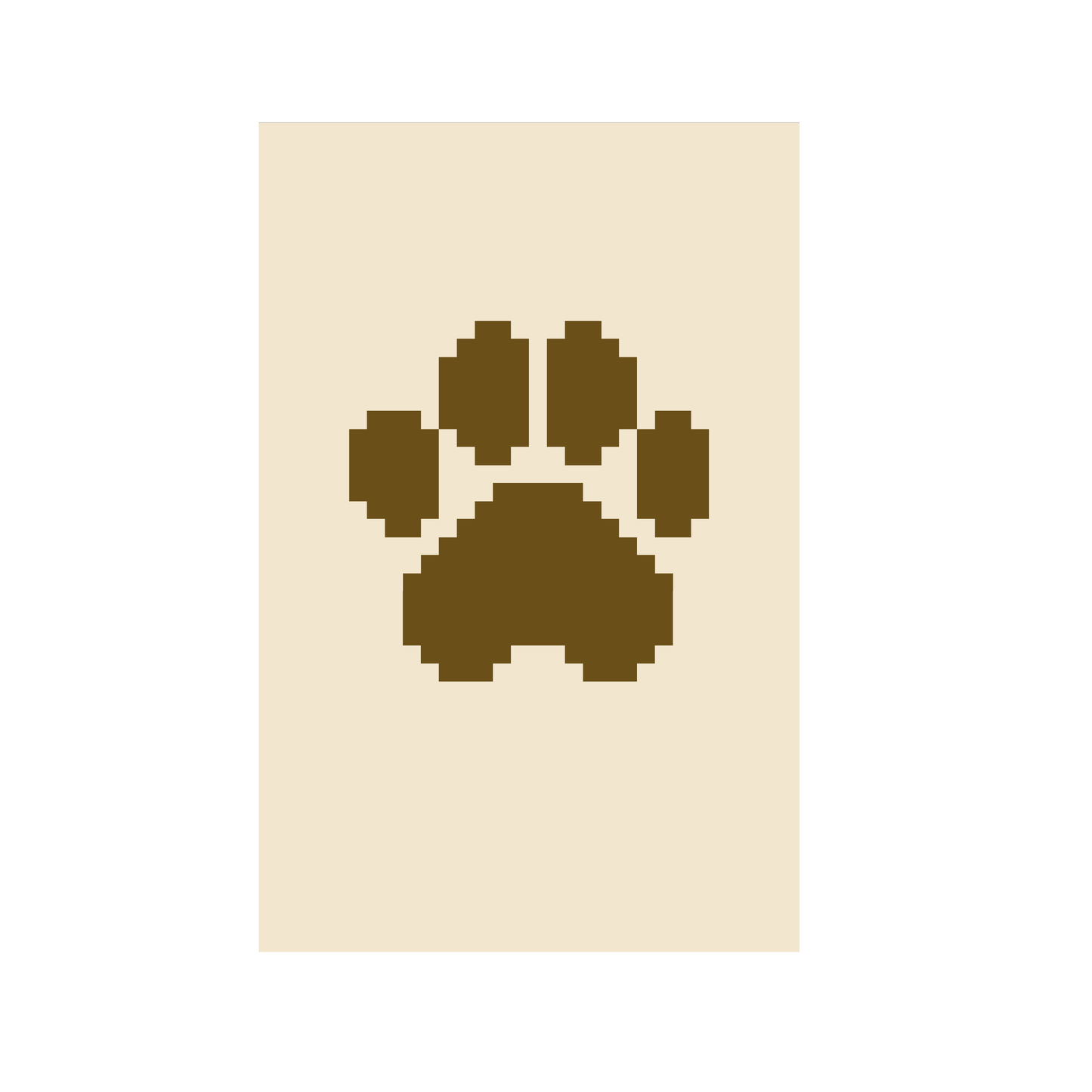 Paw Chunky Knit Blanket Pattern. Finger Knitting DIY Tutorial (PDF)