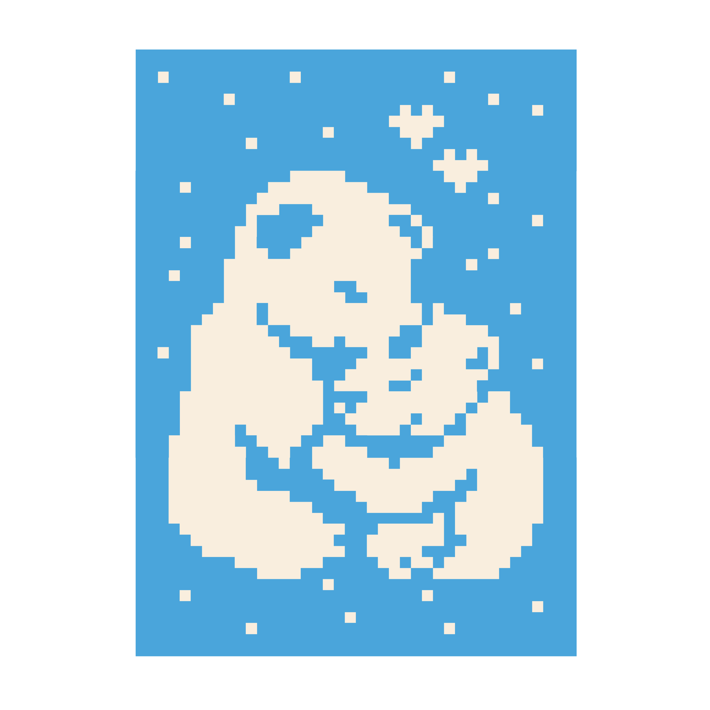 Polar Bear Blanket Pattern DIY Tutorial