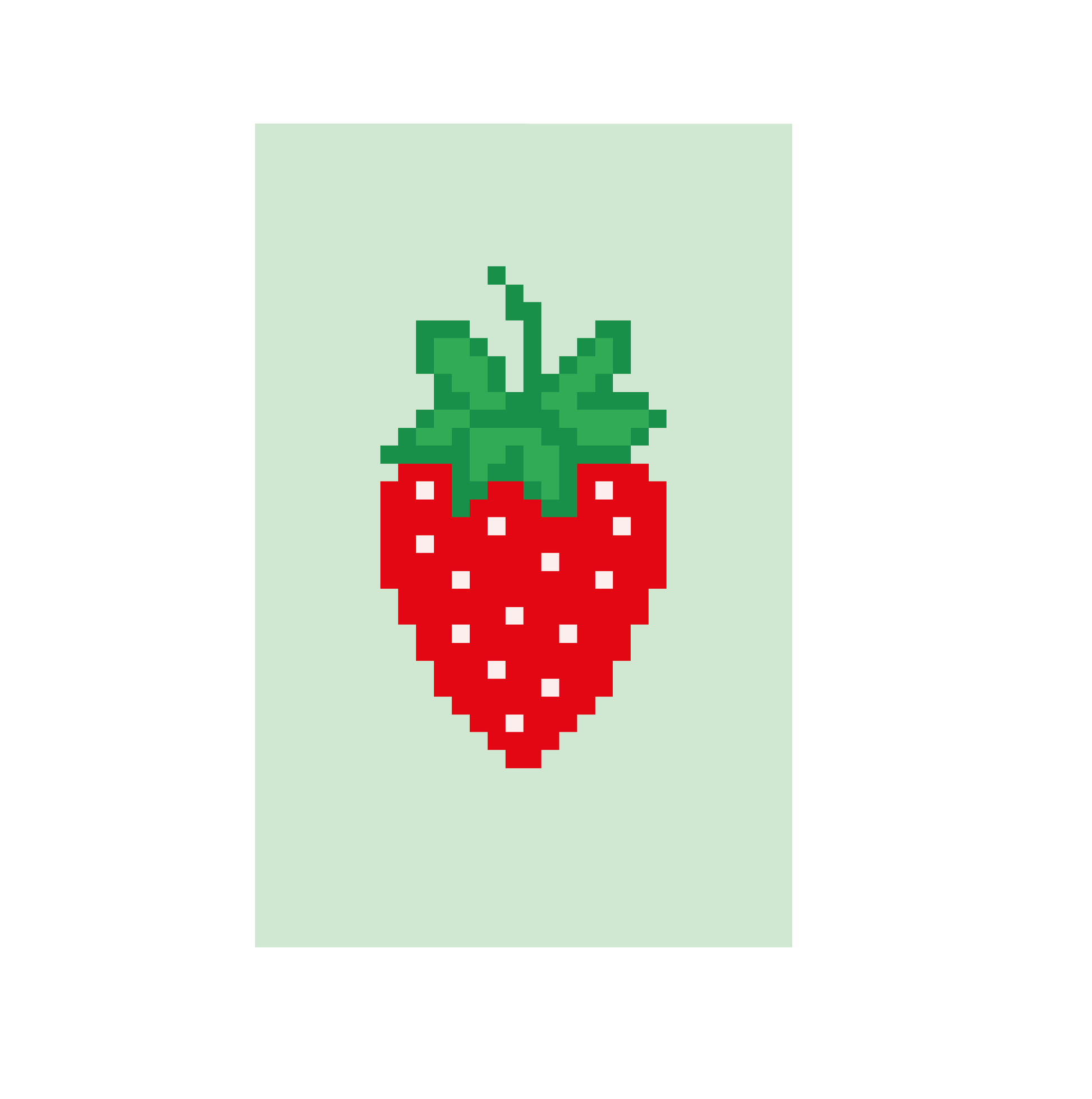 Cute Strawberry Blanket Pattern Digital Download