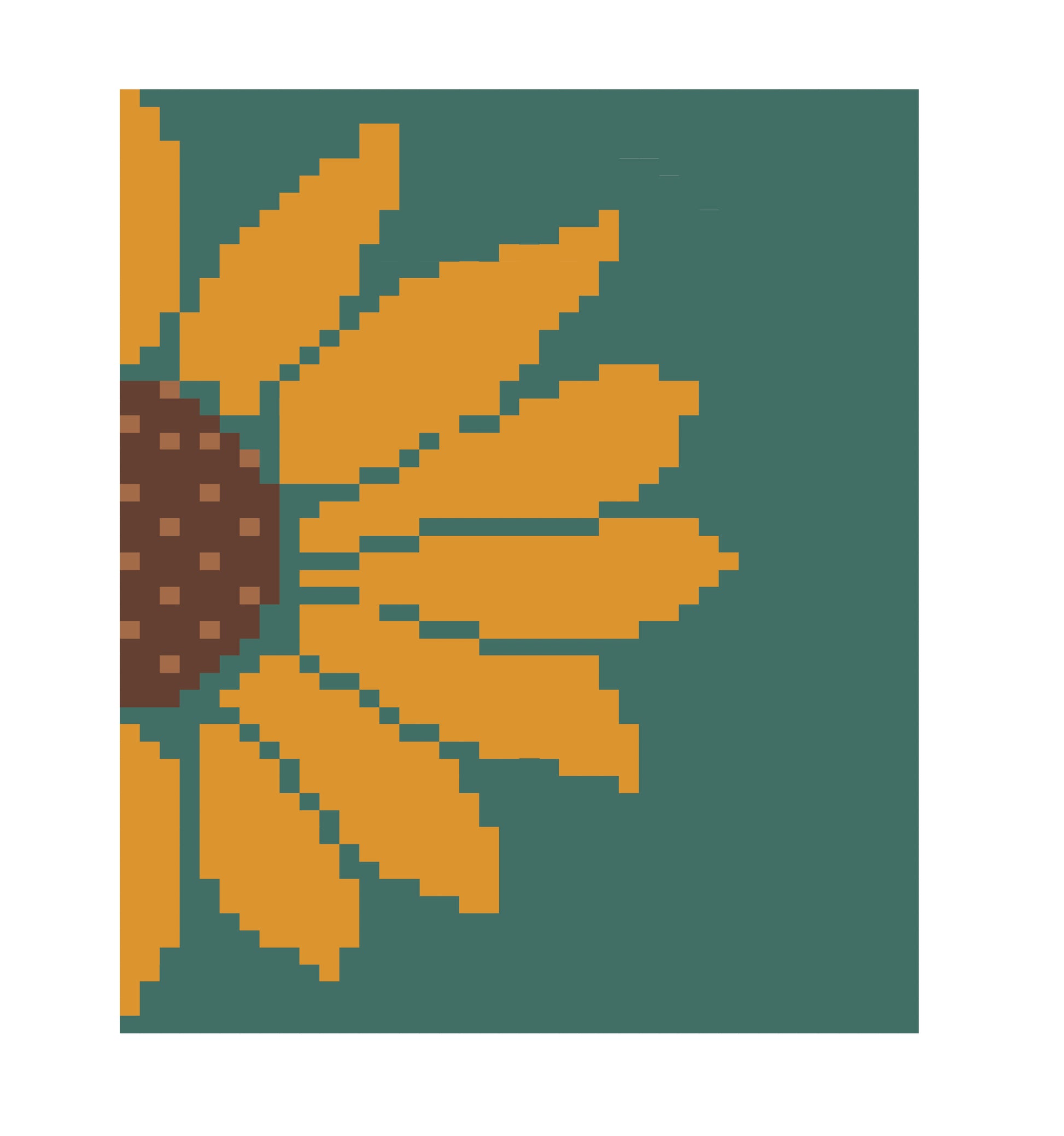 Sunflower Chunky Blanket Pattern PDF Download