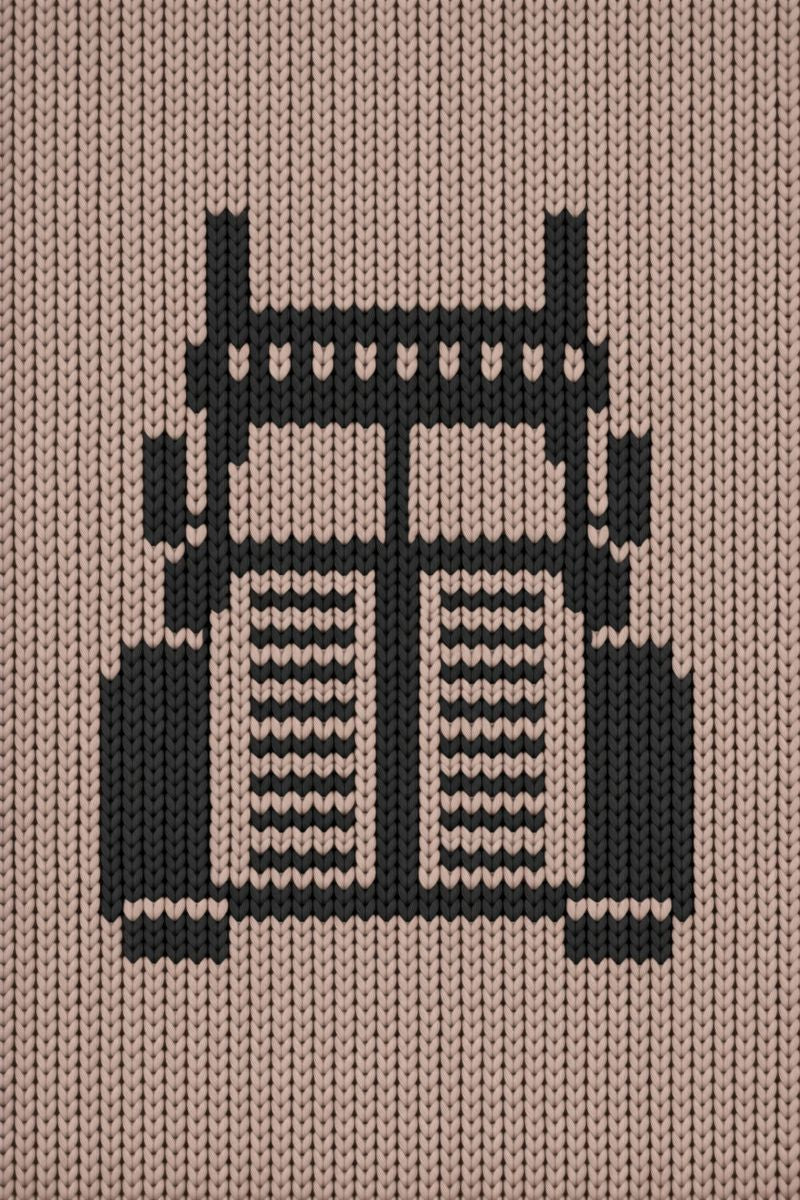 Truck Car Chunky Blanket Pattern: Finger Knitting DIY Tutorial (PDF)